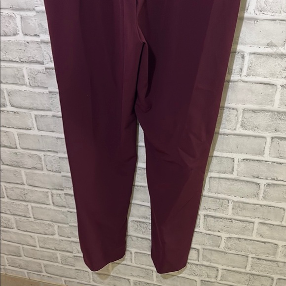 Adelyn Rae Elegant Burgundy Jumpsuit with pockets, size large - Picture 9 of 10